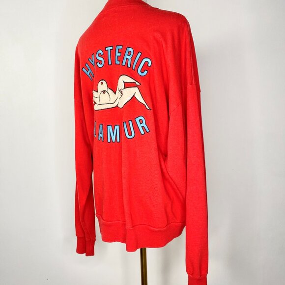 Hysteric Glamour - Red Nude Woman Bomber Jacket - Picture 5 of 10
